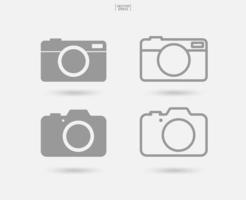 Camera sign and symbol. Photo icon or image icon. Vector. vector