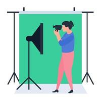Professional Photographer Concepts vector