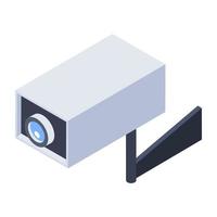 Cctv Camera Concepts vector