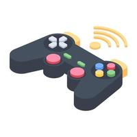 Trendy Joystick Concepts vector