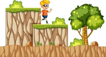 Platform Game Objects and Elements vector