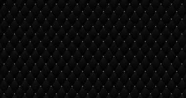 Abstract black geometric rhombus shape with luxury golden dots pattern. vector