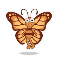 Cute Butterfly Illustrations Cartoon vector