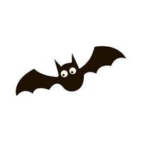 Halloween bat is flying. vector
