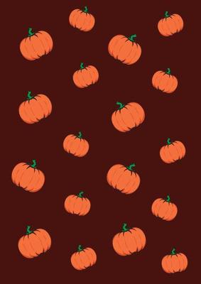 Halloween Pumpkin Background Vector Free