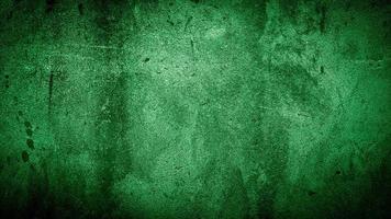 Fondo de grunge de pared verde de color. fondo abstracto foto