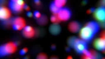 bokeh blur luzes coloridas video