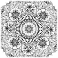Mandala Coloring Pages Vector Art, Icons, and Graphics for ...