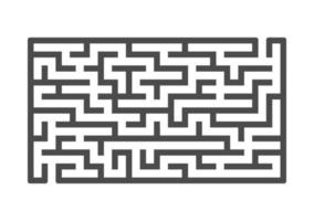 Abstract labyrinth. Game for kids. Puzzle for children. Maze conundrum. Vector illustration.