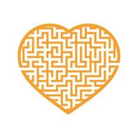 Abstract labyrinth. Game for kids. Puzzle for children. Maze conundrum. Vector illustration.
