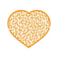 Abstract labyrinth. Game for kids. Puzzle for children. Maze conundrum. Vector illustration.