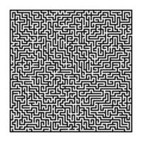 Abstract labyrinth. Game for kids. Puzzle for children. Maze conundrum. Vector illustration.