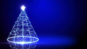 árbol de navidad brillante. animaciones de fondo temáticas de navidad, año nuevo y vacaciones de invierno