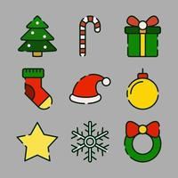 Christmas Item Decoration vector