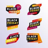Black Friday Badge Sale vector