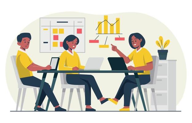 Business Team Planning Working Process