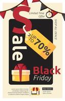 Black Friday Poster vector