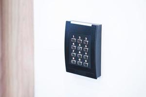 Door access control keypad with keycard reader photo