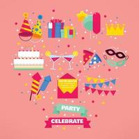 Party Elements Set vector