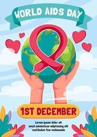 World AIDS Day Poster vector