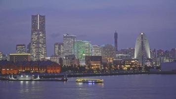 bellissimo edificio intorno alla città di Yokohama in Giappone? video