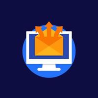 email service, mail distribution vector icon
