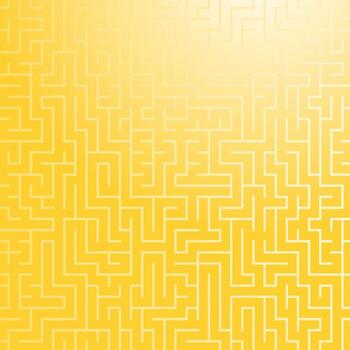 Square color maze pattern. Simple flat vector illustration. For the design of paper wallpapers, fabrics, wrapping paper, covers, web sites.