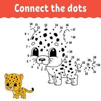 Dot to dot. Draw a line. Handwriting practice. Learning numbers for kids. Education developing worksheet. Activity page. Game for toddler and preschoolers. Isolated vector illustration. Cartoon style.