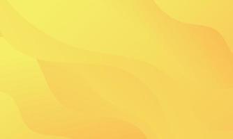 Abstract Yellow Fluid Wave Background vector