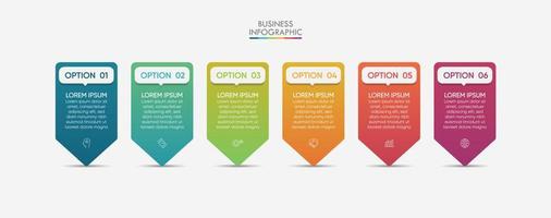 Presentation business infographic template vector