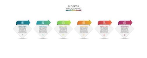 Presentation business infographic template vector