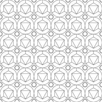 Set of abstract geometric seamless patterns Abstract geometric graphic design print Seamless geometric pattern. vector