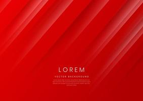 Abstract red gradient diagonal background. vector