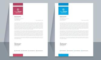 Letterhead format template, business style letterhead design template. Company letterhead template designs. Letterhead, Template. vector