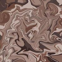 Brown liquid abstract marble texture background vector