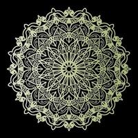 Circular Pattern In Form Of Mandala vector