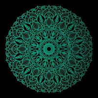 Circular Pattern In Form Of Mandala vector