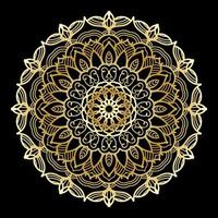 Circular Pattern In Form Of Mandala vector