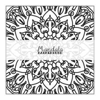 Abstract Background with mandala vector