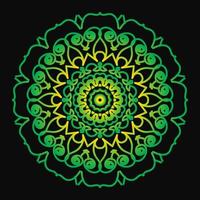 Circular pattern in form of mandala vector