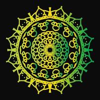 Circular pattern in form of mandala vector