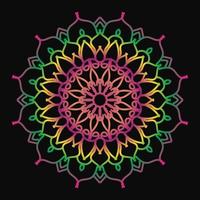 Circular pattern in form of mandala vector