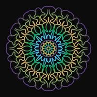 Circular pattern in form of mandala vector