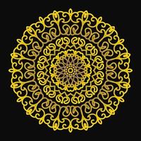 Circular pattern in form of mandala vector