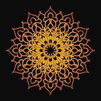 Circular pattern in form of mandala vector