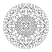 mandala vector elemento redondo adorno decoración