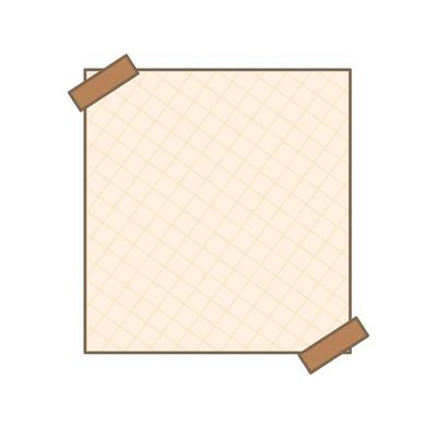 cute sticky note vector