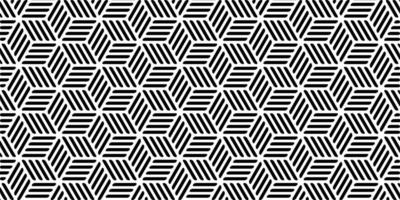 Geometric background with stripes hexagon shape vector