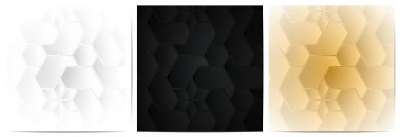 Luxury background with geometric pattern polygonal shape vector