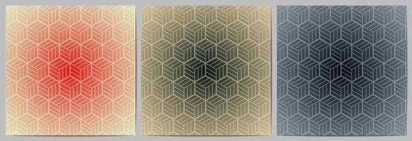 Geometric pattern with polygonal traditional design vector